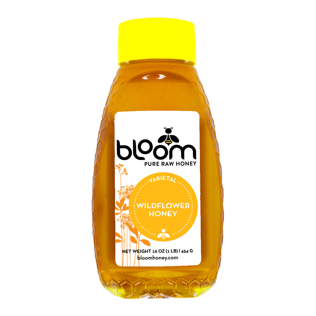 Wildflower Honey - Squeeze Bottle (16 oz and 32 oz) – Bloom Honey