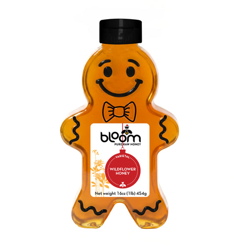 Wildflower Honey 16oz - Gingerbread Squeeze Bottle