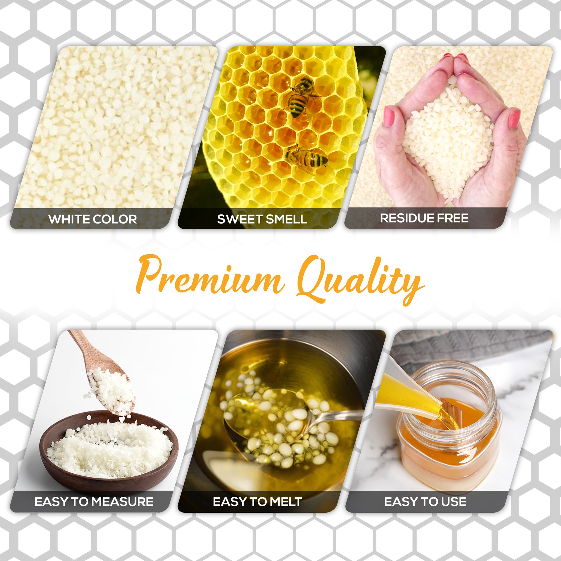 White Beeswax - Buy Beeswax Pellets