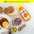Combo 3 Pack of Organic Wildflower, Orange Blossom & Buckwheat Squeeze Honey Bundle (16oz each)